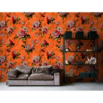 Livingwalls Fototapete Walls by Patel 2 wild roses 2 