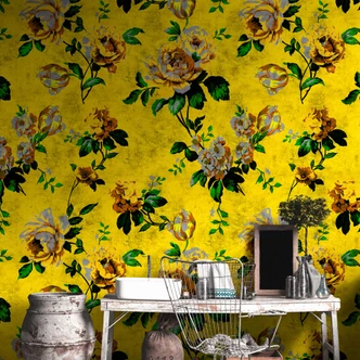 Livingwalls Fototapete Walls by Patel 2 wild roses 5 