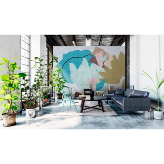Livingwalls papier peint photo Walls by Patel 2 floral collage 1 