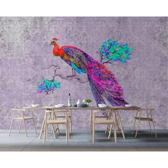 Livingwalls Fototapete Walls by Patel 2 peacock 3 