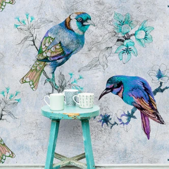 Livingwalls Fototapete Walls by Patel 2 love birds 1 