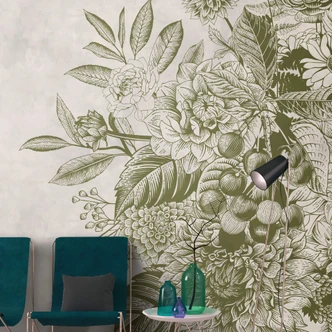 Livingwalls Fototapet Walls by Patel Greenery 2 Livingwalls Fototapet Walls by Patel Greenery 2