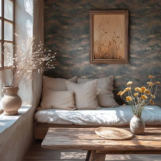 Papier peint dégradé bleu cuivre - papier peint intissé avec motif à structure foncée 