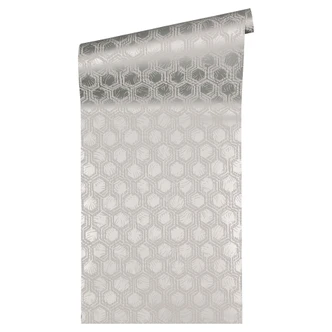 Carta da parati Alpha - Geometrie metallic Carta da parati Alpha - Geometrie metallic