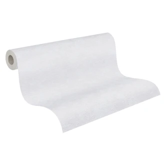 A.S. Création Attractive Papier peint intissé uni - blanc 