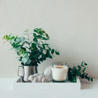 White plain wallpaper - plain fleece wallpaper for living room, bedroom 