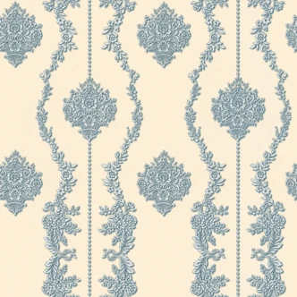 A.S. Création non-woven wallpaper Château 5 beige, blue, metallic 