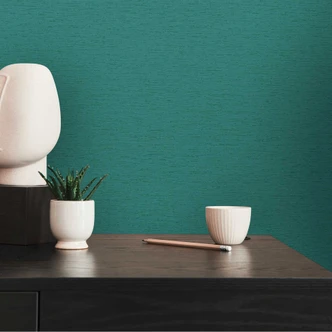 carta da parati in tessuto non tessuto a trama orizzontale blu verde  