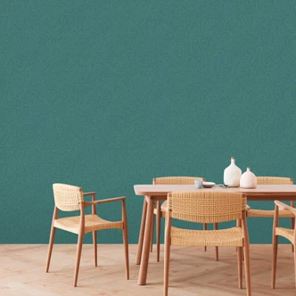 Papier peint uni avec dessin structuré bleu vert - papier peint uni 