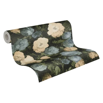 Carta da parati - Storia dell'arte Rose 