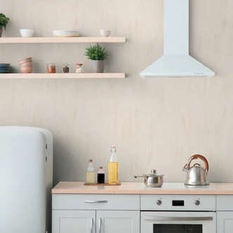 Botanik-Tapete Grasmotiv Creme Beige – Helle Naturtapete in warmen Tönen 