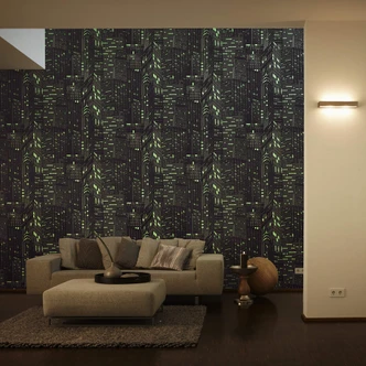 A.S. Création Behang il Decoro - Vliesbehang - Glow in the Dark 