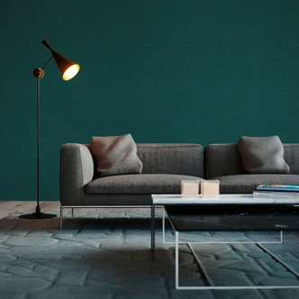 Carta da parati in tessuto non tessuto con motivo a linee blu oro - Carta da parati con motivi grafici foderata Carta da parati in tessuto non tessuto con motivo a linee blu oro - Carta da parati con motivi grafici foderata