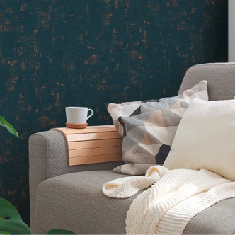 carta da parati in pile con motivo rafia blu oro - effetto metallizzato - carta da parati testurizzata carta da parati in pile con motivo rafia blu oro - effetto metallizzato - carta da parati testurizzata