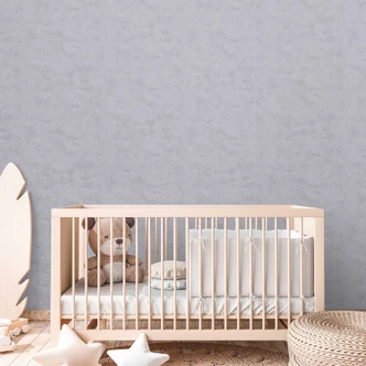 Unitapete Kinderzimmer Grau - Einfarbige Unitapete 