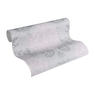 A.S. Création Memory 3 Papier peint baroque - Rosé 