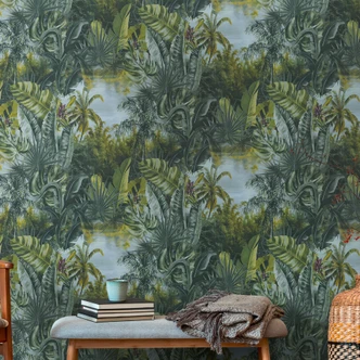 Livingwalls carta da parati giungla My Home My Spa 