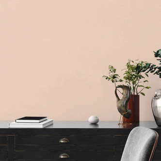 Unitapete Rosa - Einfarbige Vliestapete - Strukturtapete Wohnzimmer Schlafzimmer Büro 