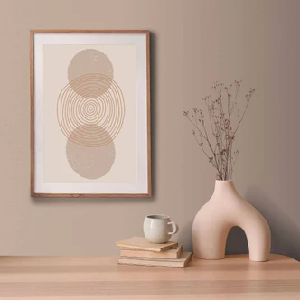 A.S. Creation beige ensfarvet non-woven tapet, moderne, let struktureret mat 