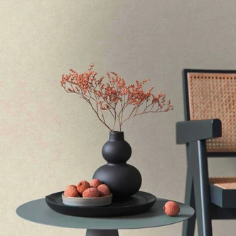 Crèmekleurig linnen structuurbehang - tijdloos vliesbehang voor een harmonieuze woonsfeer Crèmekleurig linnen structuurbehang - tijdloos vliesbehang voor een harmonieuze woonsfeer