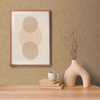 Teksturowana tapeta juta do odklejania i przyklejania Naturalny brąz - tapeta flizelinowa Cosy 