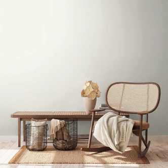 Tapete einfarbig Weiß mit Textilstruktur von A.S. Creation Uni-Vliestapete 