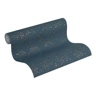 Livingwalls Papier peint intissé New Walls 50's Glam Confetti bleu, vert, marron 