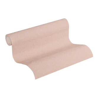 Livingwalls Papier peint intissé New Walls uni rose  