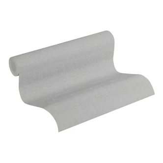 Livingwalls Papier peint intissé New Walls uni gris 