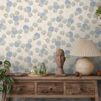 Carta da parati in tessuto non tessuto nature - motivo a strisce sottili in colore naturale e greige 