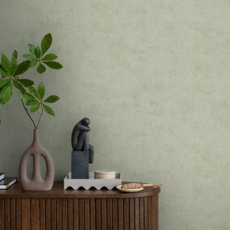 Botanisk tapet i non-woven - subtil bladdesign i taupe- och naturton Botanisk tapet i non-woven - subtil bladdesign i taupe- och naturton