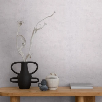 Wandtapete Vlies elegant - feines Streifenmuster in Greige & Naturton Wandtapete Vlies elegant - feines Streifenmuster in Greige & Naturton