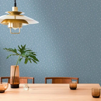 A.S. Création Vliesbehang The BOS - Battle of Style - Streep Behang Blauw, Zilver 