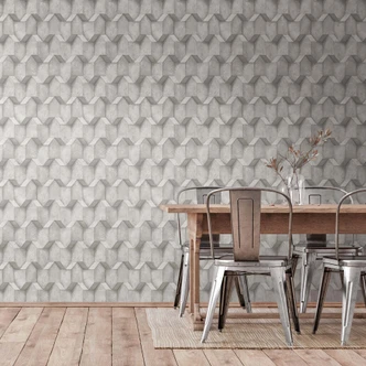 A.S. Création Vliesbehang The BOS - Battle of Style Betonlook 3D effect Grijs 