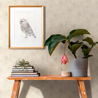 A.S. Création Vliesbehang The BOS - Battle of Style Structuurbehang Crème, Wit 