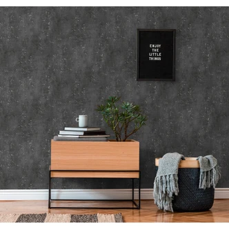 Livingwalls Betontapete Titanium 3 Vliestapete schwarz 