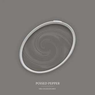 Grå Väggfärg satin matt I Poised Pepper | skapa en elegant, modern atmosfär | THE COLOR KITCHEN Grå Väggfärg satin matt I Poised Pepper | skapa en elegant, modern atmosfär | THE COLOR KITCHEN