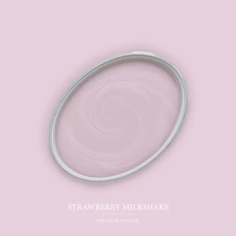 Rosa Väggfärg satin matt I Milky Strawberry | lekfull och glad karaktär | THE COLOR KITCHEN 