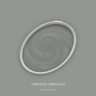 Szara farba do ścian półmat I Original Oregano | tworzenie eleganckiej, nowoczesnej atmosfery | THE COLOR KITCHEN 