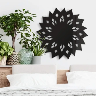 Wanddecoratie Mandala Zon 02 