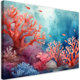 Leinwandbild, Meer Korallenriff 