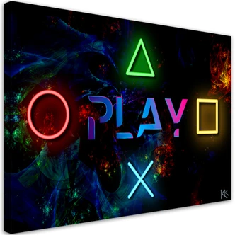 Leinwandbild, Spielkonsole Gamer Controller 