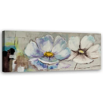 Leinwandbild, Blumen Aquarell 