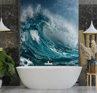 Fototapete, Riesige Welle Fototapete, Riesige Welle