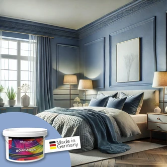 Vægmaling til interiør mat WALLCOVER Farver Blå 