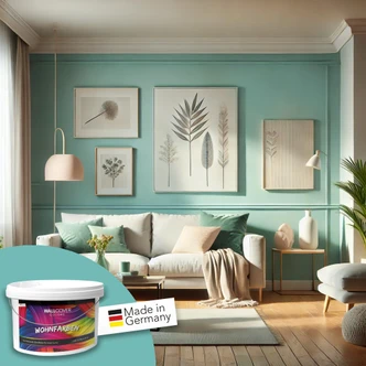 Blau Wandfarbe matt | Innenfarbe in Top-Qualität | mit erfrischender Wirkung Blau Wandfarbe matt | Innenfarbe in Top-Qualität | mit erfrischender Wirkung