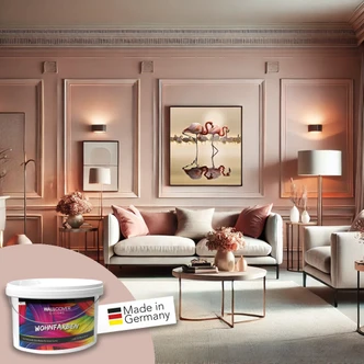 Vægmaling til interiør mat WALLCOVER Farver brun 