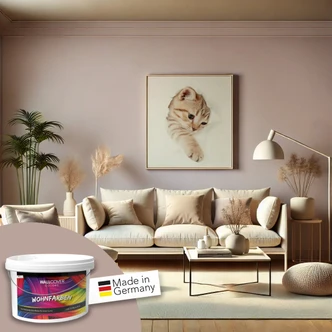 Braun Wandfarbe matt | Innenfarbe in Top-Qualität | für behagliches Raumgefühl Braun Wandfarbe matt | Innenfarbe in Top-Qualität | für behagliches Raumgefühl