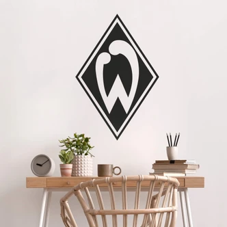 Wandtattoo Werder Bremen Logo einfarbig 