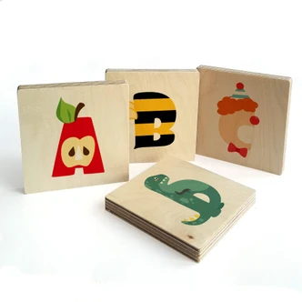 Houten Kinderalfabet Houten Kinderalfabet